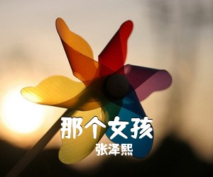 张泽熙《那个女孩吉他谱》(G调)