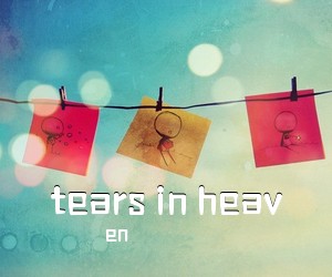 en《tears in heav吉他谱》(A调)