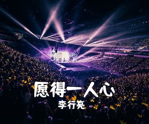 李行亮《愿得一人心吉他谱》(G调)