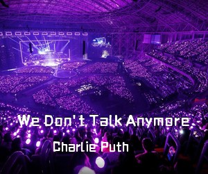 Charlie Puth《We Don't Talk Anymore吉他谱》(E调)