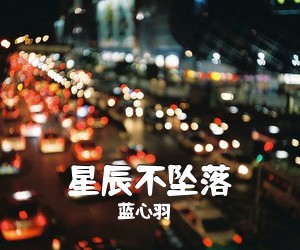 蓝心羽《星辰不坠落吉他谱》(G调)
