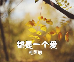 毛阿敏《都是一个爱简谱》