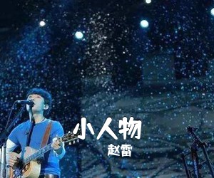 赵雷《小人物吉他谱》(C调)