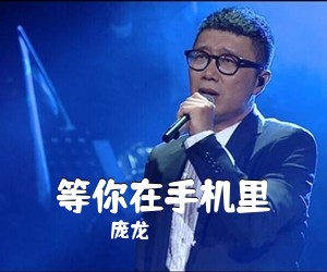 庞龙《等你在手机里简谱》