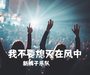 新裤子乐队《我不要熄灭在风中吉他谱》(C调)