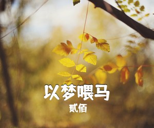 贰佰《以梦喂马吉他谱》(C调)