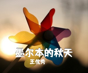王优秀《墨尔本的秋天吉他谱》(G调)