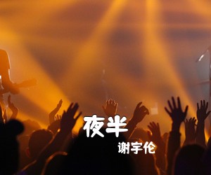 谢宇伦《夜半吉他谱》(D调)