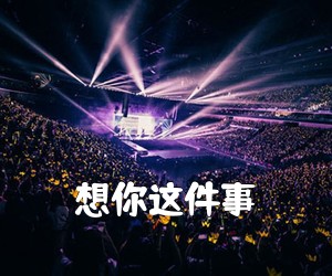 《想你这件事吉他谱》(G调)