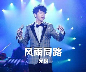 光良《风雨同路吉他谱》(D调)