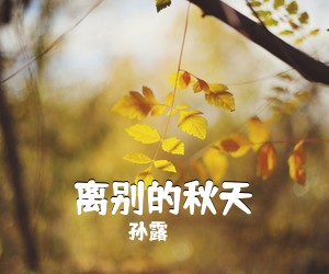 孙露《离别的秋天简谱》
