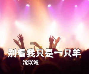 沈以诚《别看我只是一只羊吉他谱》(F调)