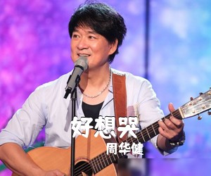 周华健《好想哭吉他谱》(D调)