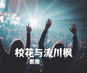 黑撒《校花与流川枫吉他谱》