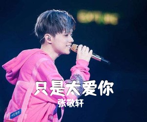 张敬轩《只是太爱你吉他谱》(G调)