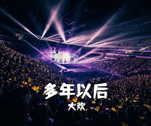 大欢《多年以后吉他谱》(G调)