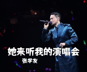 张学友《她来听我的演唱会吉他谱》(G调)