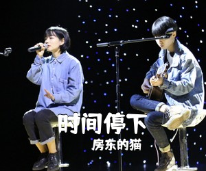 房东的猫《时间停下吉他谱》(G调)