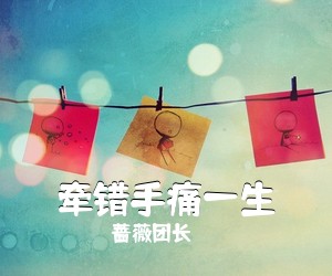 蔷薇团长《牵错手痛一生简谱》