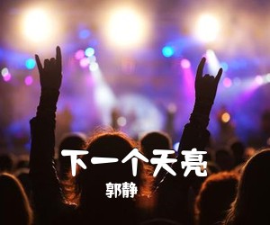 郭静《下一个天亮吉他谱》(C调)