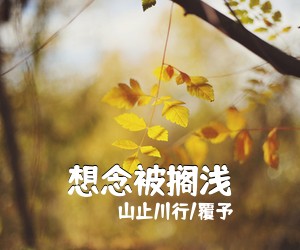 山止川行/覆予《想念被搁浅吉他谱》(C调)