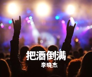 李晓杰《把酒倒满吉他谱》(C调)