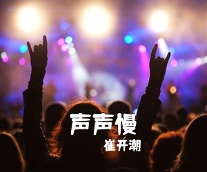 崔开潮《声声慢吉他谱》(C调)