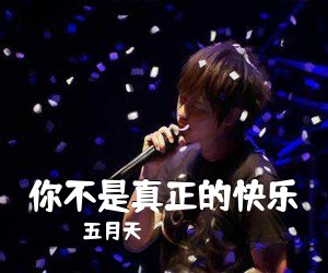 五月天《你不是真正的快乐吉他谱》(C调)