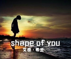 艾德·希兰《shape of you吉他谱》