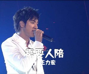 王力宏《需要人陪吉他谱》(C调)