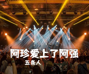 五条人《阿珍爱上了阿强吉他谱》(C调)