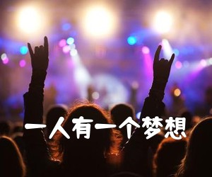 《一人有一个梦想吉他谱》(C调)