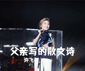 许飞《父亲写的散文诗吉他谱》(C调)