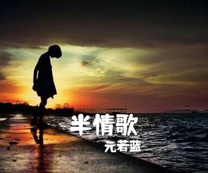 元若蓝《半情歌吉他谱》(G调)