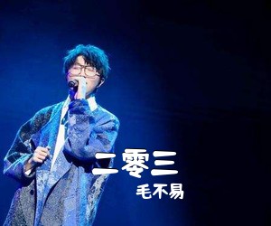 毛不易《二零三吉他谱》(G调)