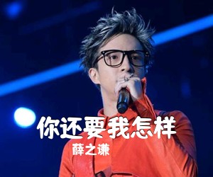 薛之谦《你还要我怎样吉他谱》(C调)