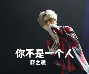 薛之谦《你不是一个人吉他谱》(C调)