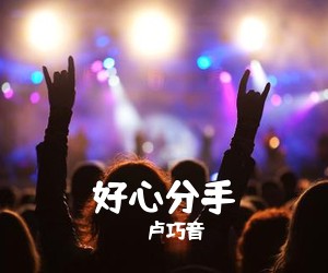 卢巧音《好心分手吉他谱》(C调)