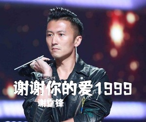 谢霆锋《谢谢你的爱1999吉他谱》(G调)