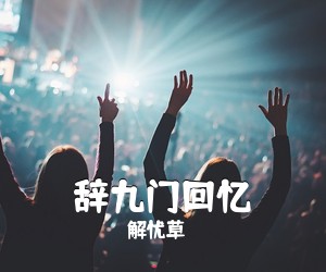 解忧草《辞九门回忆吉他谱》