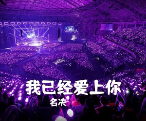 名决《我已经爱上你吉他谱》