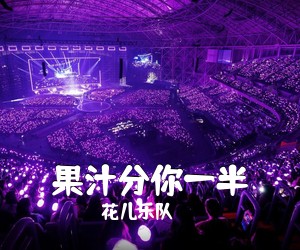 花儿乐队《果汁分你一半吉他谱》
