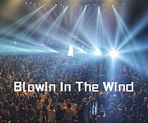 《Blowin In The Wind吉他谱》(D调)