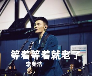 李荣浩《等着等着就老了吉他谱》(C调)