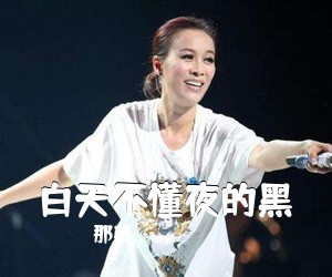 那英《白天不懂夜的黑吉他谱》(G调)