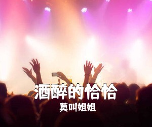 莫叫姐姐《酒醉的恰恰吉他谱》(G调)