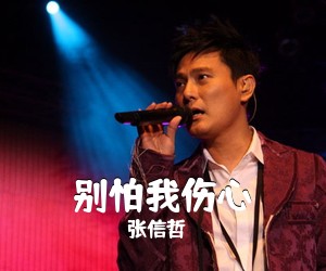 张信哲《别怕我伤心吉他谱》(C调)