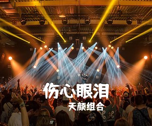 天颜组合《伤心眼泪简谱》
