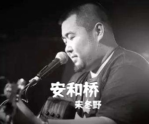 宋冬野《安和桥吉他谱》(G调)