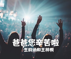 王韵涵和王梓桐《爸爸您辛苦啦吉他谱》(G调)